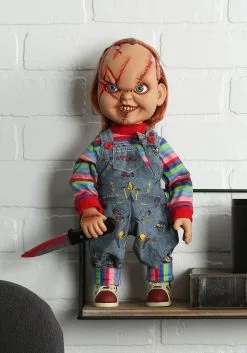 Mezco Toyz 15" Chucky Scarred Talking Good Guy Doll -Cheap Anna Costumes Store 15 chucky scarred talking good guy doll 2