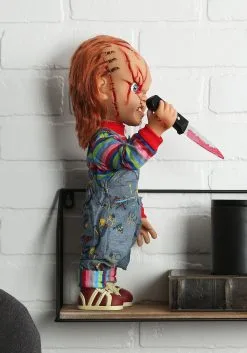 Mezco Toyz 15" Chucky Scarred Talking Good Guy Doll -Cheap Anna Costumes Store 15 chucky scarred talking good guy doll 3
