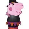 Morris Costumes Small 42" Airblown Peppa Pig Witch Decoration