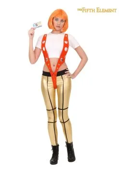 Fun Costumes 5th Element Leeloo Orange Harness Costume