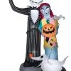 Morris Costumes Large 6FT Airblown Nightmare Before Christmas Scene Decoration