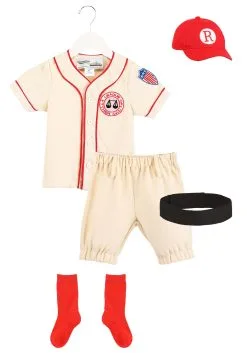 Fun Costumes Toddler Costume A League Of Their Own Jimmy -Cheap Anna Costumes Store a league of their own toddler jimmy costume alt 6