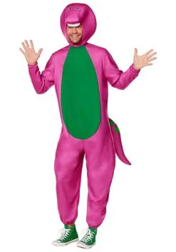 InSpirit Barney The Dinosaur Costume For Adults