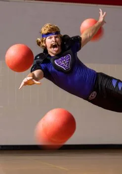 Fun Costumes Dodgeball Purple Cobra Adult Costume -Cheap Anna Costumes Store adult dodgeball purple cobra costume alt 6