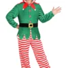 Savvy Garments Elf Jumpsuit Costume For Adults