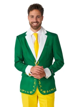 Opposuits Men's Elf Suitmeister Suit -Cheap Anna Costumes Store adult elf suitmeister suit alt 2
