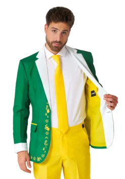 Opposuits Men's Elf Suitmeister Suit -Cheap Anna Costumes Store adult elf suitmeister suit alt 3