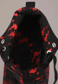 Ground Up Friday The 13th Jason High Top Adult Sneakers -Cheap Anna Costumes Store adult friday the 13th jason high top sneakers alt 8