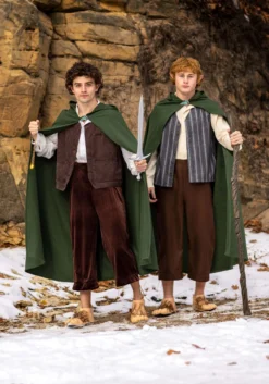 Fun Costumes Lord Of The Rings Frodo Costume For Men -Cheap Anna Costumes Store adult frodo lord of the rings costume alt 3
