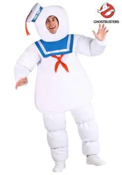 Boloparty Ghostbusters Adult Stay Puft Costume -Cheap Anna Costumes Store adult ghostbusters stay puft costume alt 1