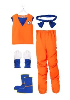 Fun Costumes Dragon Ball Z Goku Men's Costume -Cheap Anna Costumes Store adult goku costume alt 3