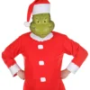 Elope Dr. Seuss The Grinch Santa Costume For Adults