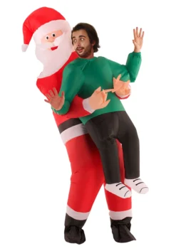 Morphsuits Inflatable Adult Santa Pick Me Up Costume