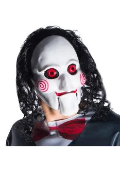 Rubies Costume Co. Inc Adult Men's Jigsaw Billy Mask With Hair