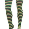 Jacobson Hats Mardi Gras Striped Tights For Adults