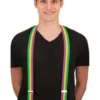Jacobson Hats Mardi Gras Suspenders For Adults