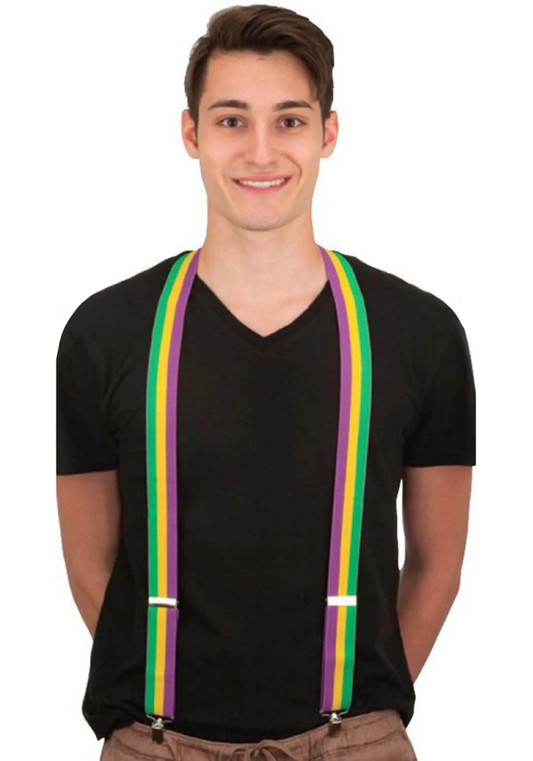 Jacobson Hats Mardi Gras Suspenders For Adults 1 Jacobson Hats Mardi Gras Suspenders For Adults