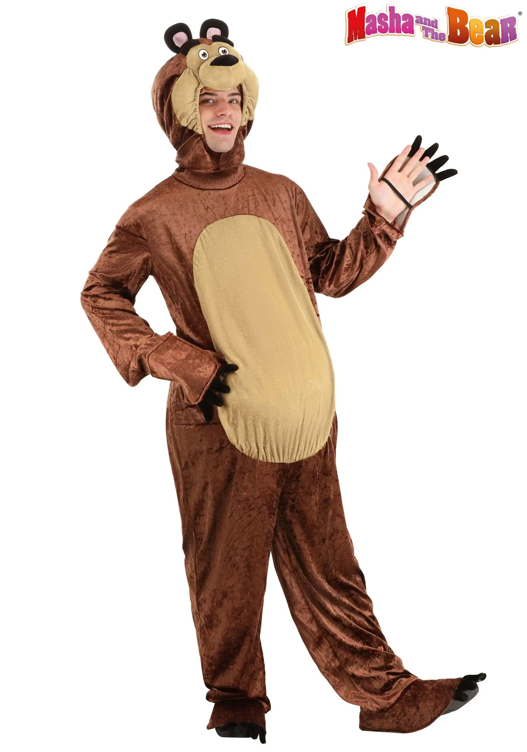 Fun Costumes Adult Masha And The Bear Bear Costume 1 Fun Costumes Adult Masha And The Bear Bear Costume