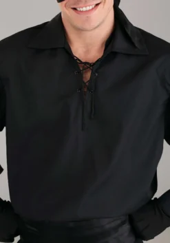 Meisheng Princess Bride Men's Westley Costume -Cheap Anna Costumes Store adult princess bride westley costume alt 3