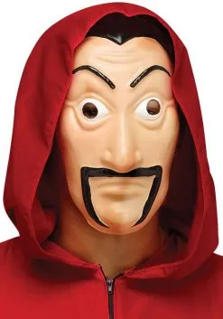 Fun World Red Bank Robber Costume For Adults -Cheap Anna Costumes Store adult red bank robber costume alt 2