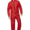 Smiffys Red Jumpsuit For Adults