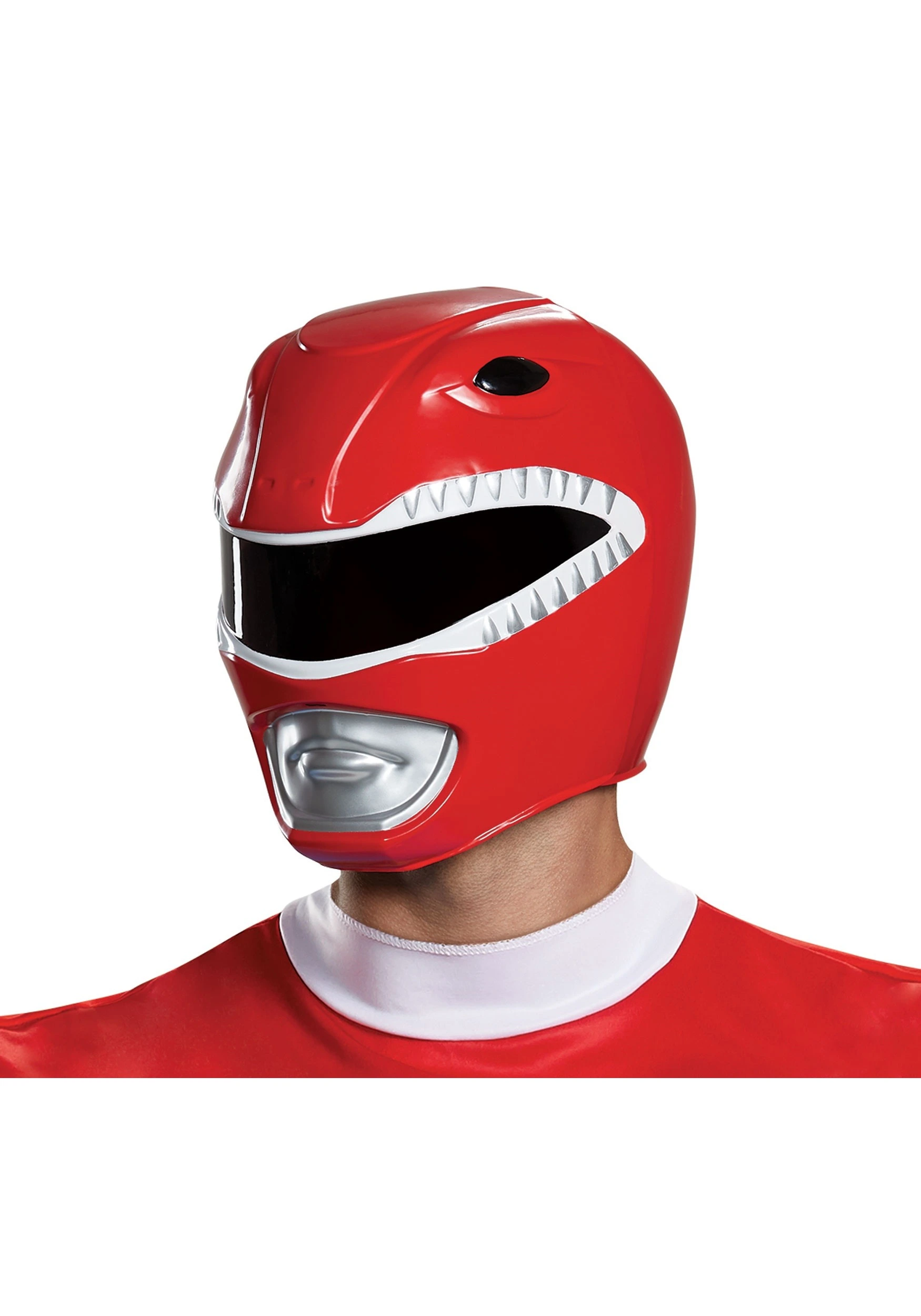 Disguise Red Ranger Helmet For Adults 1 Disguise Red Ranger Helmet For Adults