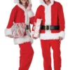 California Costume Collection Santa's Red Jumpsuit For Adults