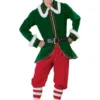 In Character Santa's Elf Costume For Adults