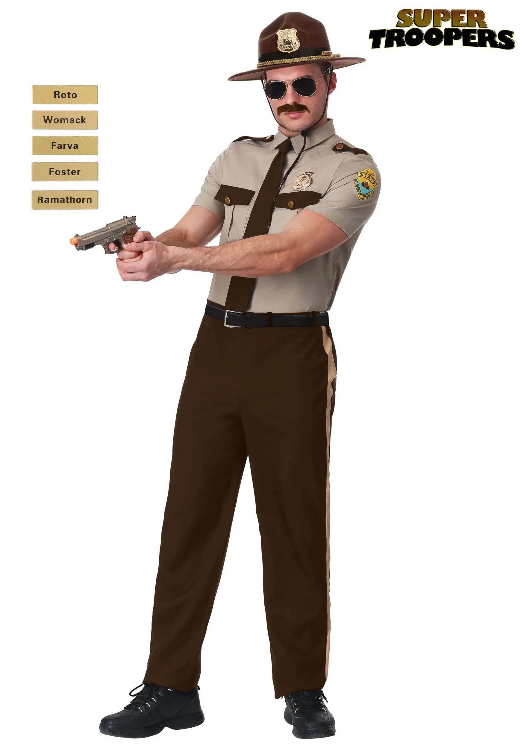 Fun Costumes Adult Super Troopers Costume 1 Fun Costumes Adult Super Troopers Costume
