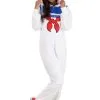 BigWan Apparel Co. Adult Stay Puft Marshmallow Man Costume Onesie