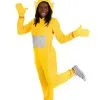 Fun Costumes Teletubbies Laa-Laa Jumpsuit Costume For Adults