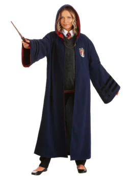 Elope Vintage Harry Potter Hogwarts Gryffindor Robe -Cheap Anna Costumes Store adult vintage harry potter hogwarts gryffindor rob alt 9