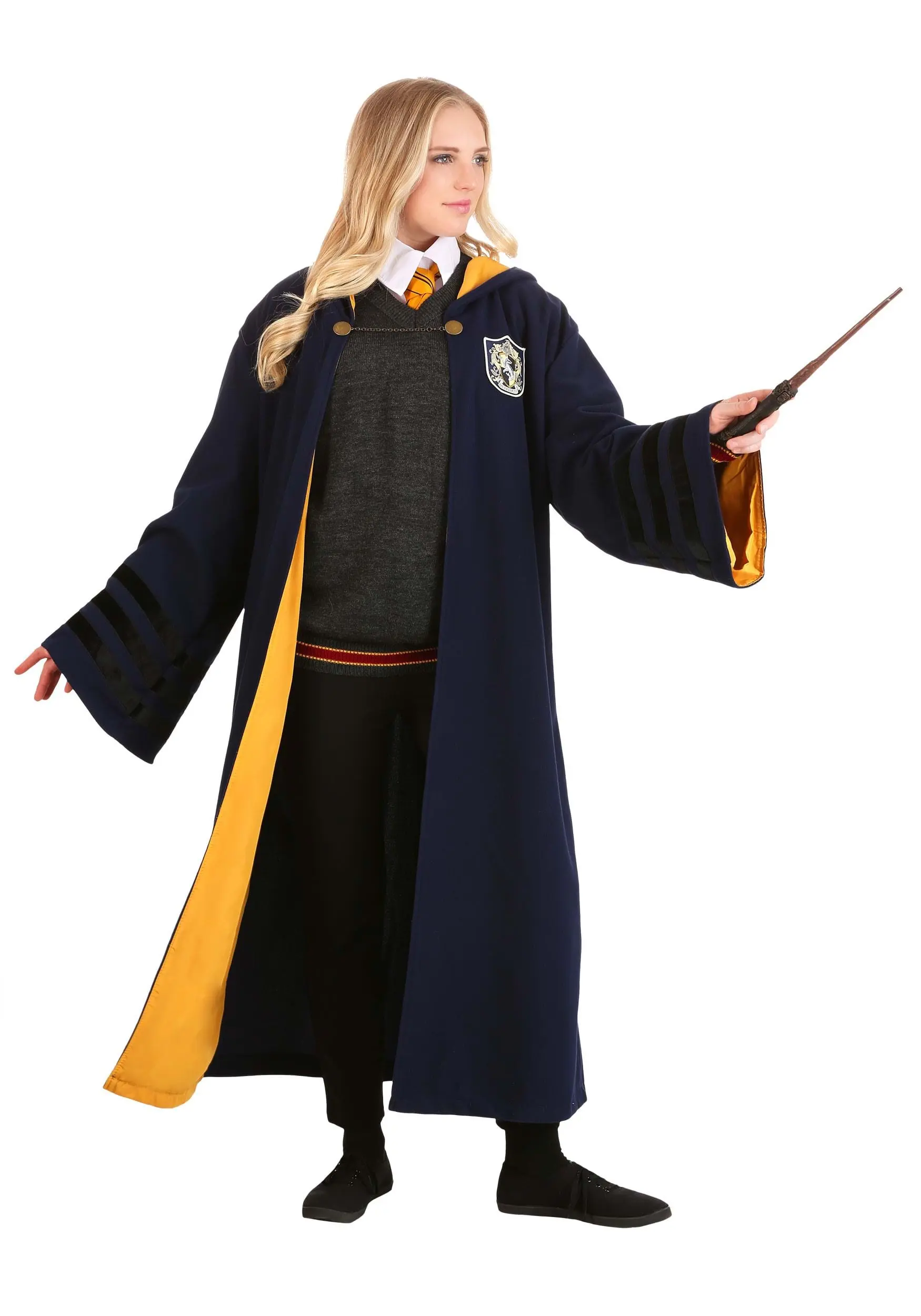 Elope Vintage Harry Potter Hogwarts Hufflepuff Robe 2 Elope Vintage Harry Potter Hogwarts Hufflepuff Robe - Image 2