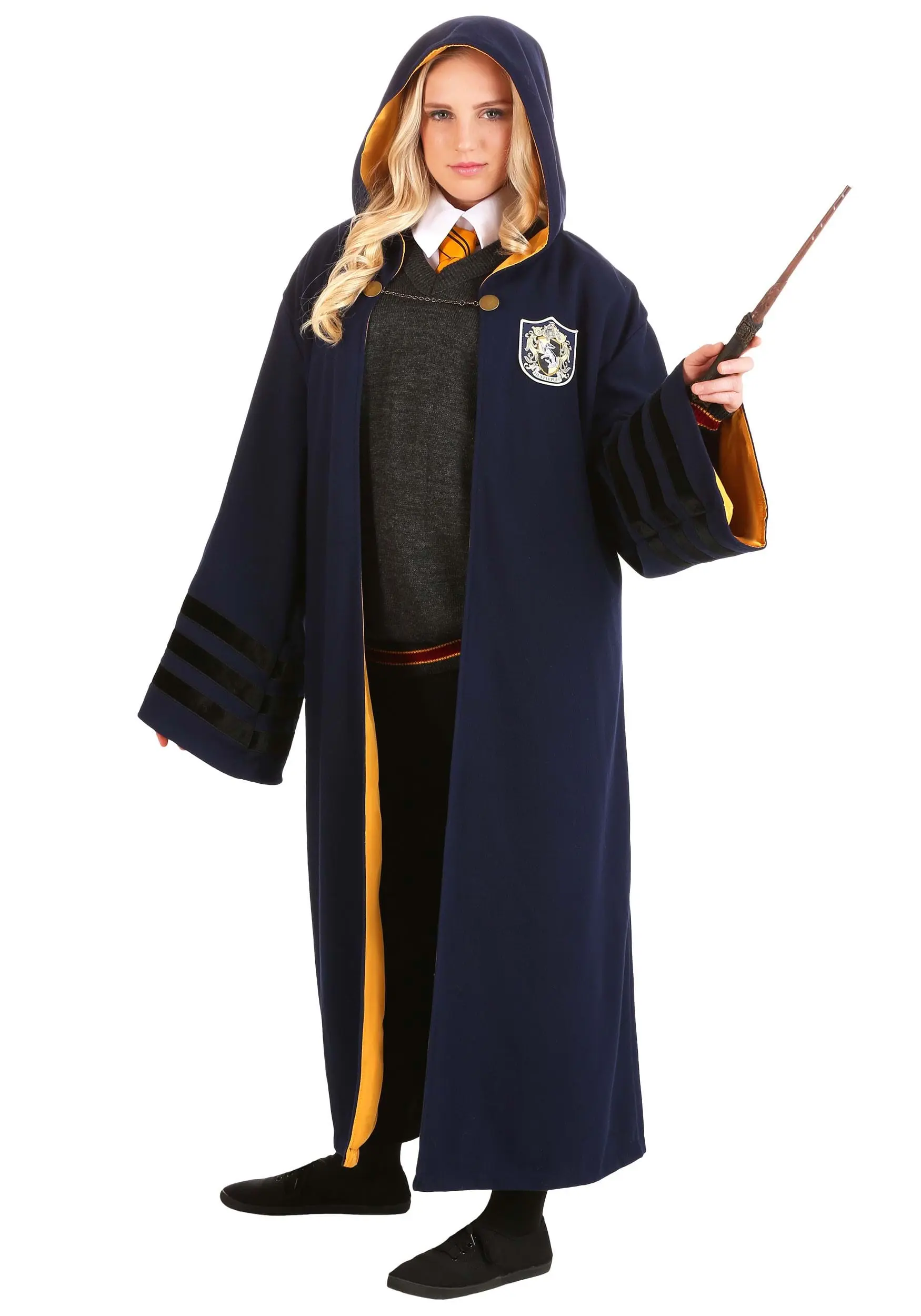 Elope Vintage Harry Potter Hogwarts Hufflepuff Robe 3 Elope Vintage Harry Potter Hogwarts Hufflepuff Robe - Image 3