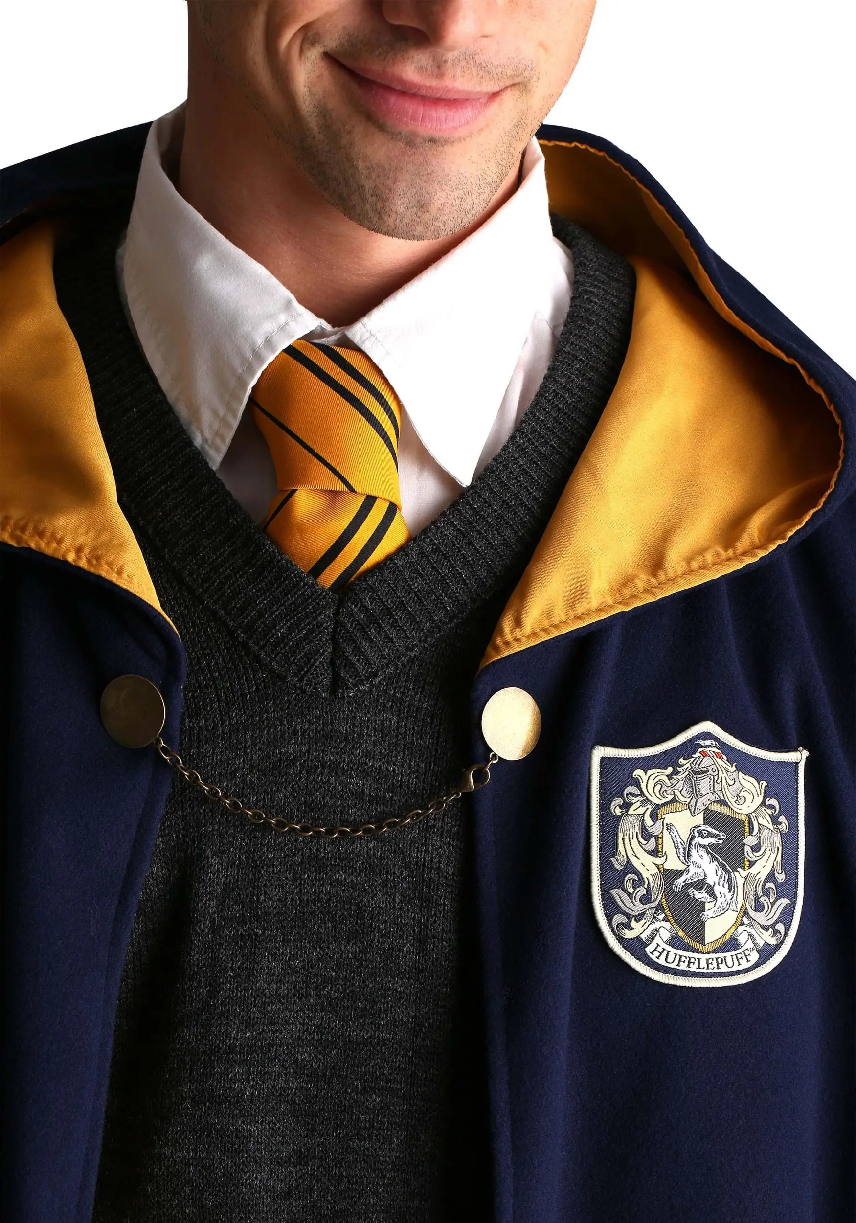 Elope Vintage Harry Potter Hogwarts Hufflepuff Robe 6 Elope Vintage Harry Potter Hogwarts Hufflepuff Robe - Image 6