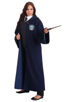 Elope Adult's Vintage Harry Potter Hogwarts Ravenclaw Robe -Cheap Anna Costumes Store adult vintage harry potter hogwarts ravenclaw rob alt 8
