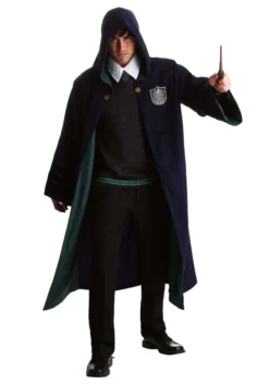 Elope Vintage Harry Potter Hogwarts Slytherin Robe 20 Elope Vintage Harry Potter Hogwarts Slytherin Robe -Cheap Anna Costumes Store adult vintage harry potter hogwarts slytherin rob alt 7