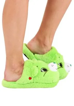 Shenzen Amilla Good Luck Bear Care Bear Slippers For Adults -Cheap Anna Costumes Store adults good luck care bear slippers alt 5