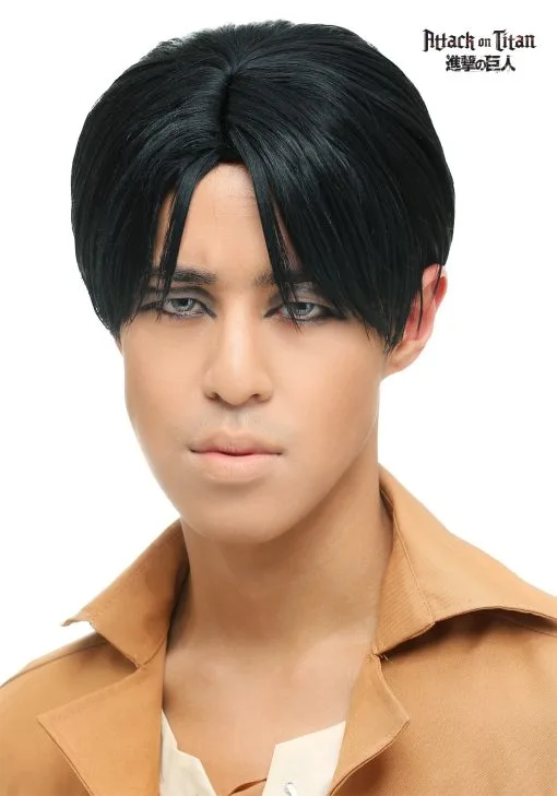 Partytime Costume & Lingerie (Yiwu) Factory Attack On Titan Adult Levi Wig -Cheap Anna Costumes Store attack on titan adult levi wig