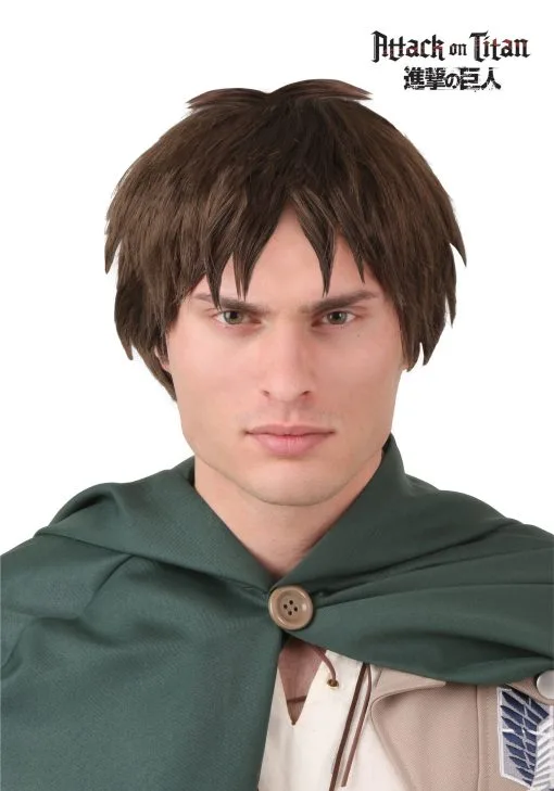 Partytime Costume & Lingerie (Yiwu) Factory Attack On Titan Eren Yaeger Wig -Cheap Anna Costumes Store attack on titan eren yaeger wig