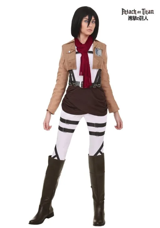 Hing Ting Attack On Titan Mikasa Costume -Cheap Anna Costumes Store attack on titan mikasa costume