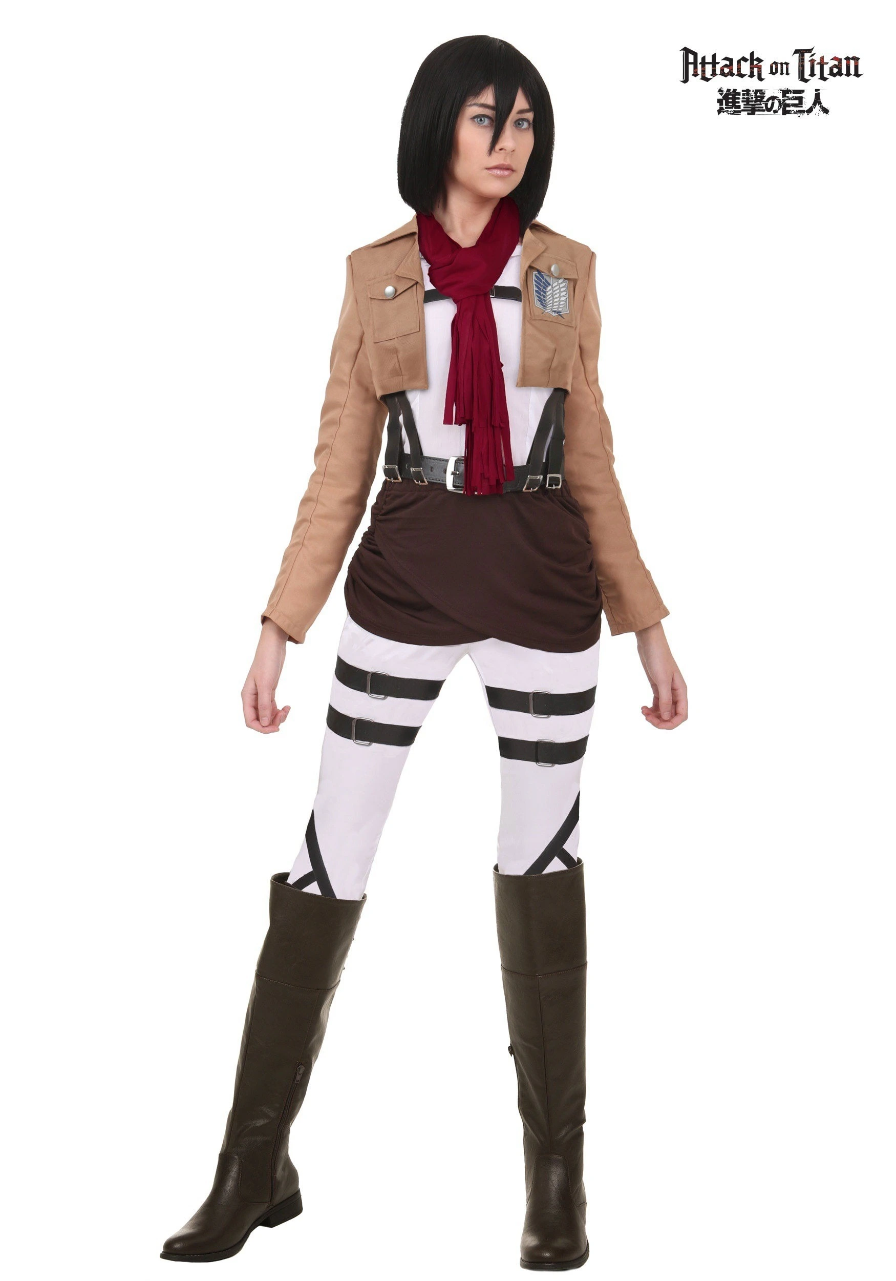 Hing Ting Attack On Titan Mikasa Costume 1 Hing Ting Attack On Titan Mikasa Costume