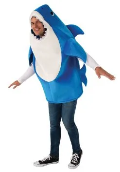 Rubies Costume Co. Inc Baby Shark Men's Daddy Shark Costume With Sound Chip