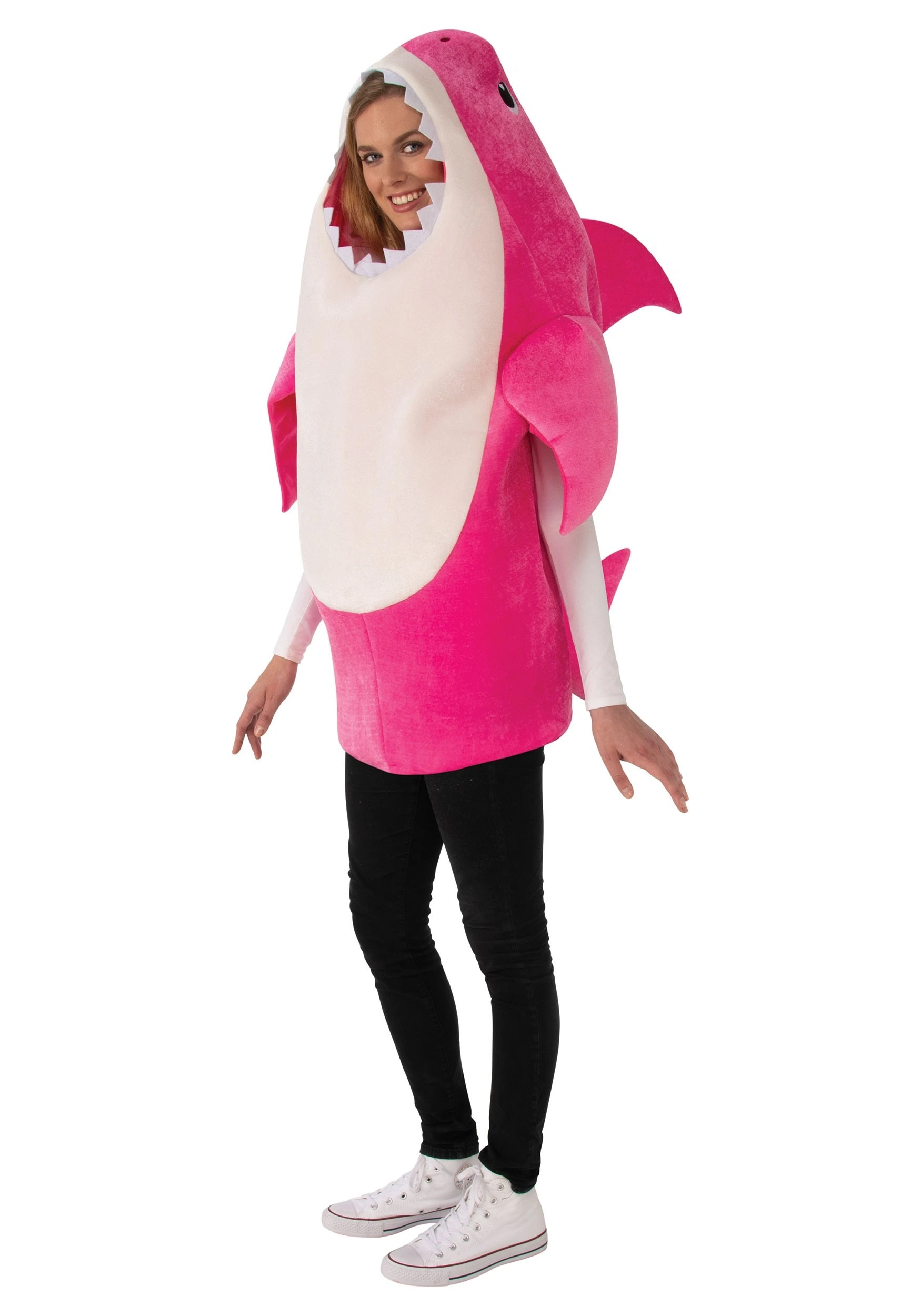 Rubies Costume Co. Inc Women's Baby Shark Mommy Shark Costume With Sound Chip 1 Rubies Costume Co. Inc Women's Baby Shark Mommy Shark Costume With Sound Chip