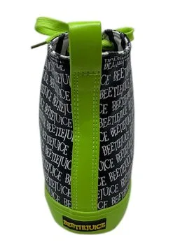 Ground Up Adult Beetlejuice Printed Logo Hi-Top Sneakers -Cheap Anna Costumes Store beetlejuice printed logo adult hi top sneakers alt 3