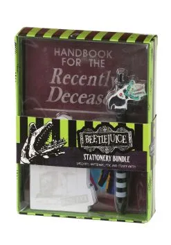 Isaac Morris Ltd Beetlejuice Handbook For The Recently Deceased Stationary Bundle 6 Isaac Morris Ltd Beetlejuice Handbook For The Recently Deceased Stationary Bundle -Cheap Anna Costumes Store beetlejuice recently deceased stationary bundle alt 2