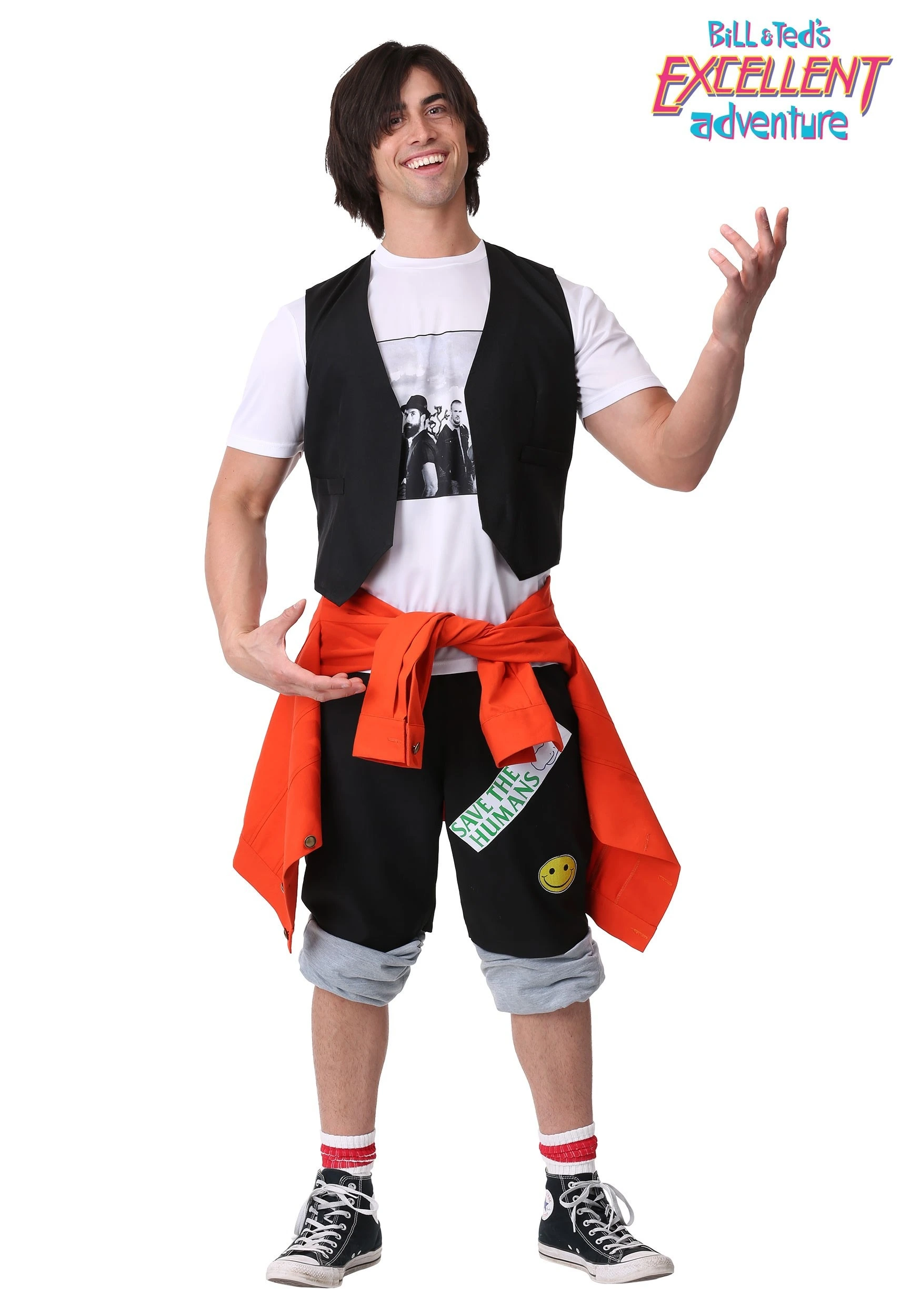 Fun Costumes Men's Bill & Ted's Excellent Adventure Plus Size Ted Costume 1 Fun Costumes Men's Bill & Ted's Excellent Adventure Plus Size Ted Costume