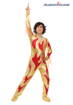 Fun Costumes Blades Of Glory Fire Jumpsuit Costume For Men