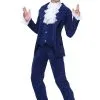 Fun Costumes Blue Deluxe Plus Size 60's Swinger Costume