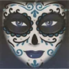 Forum Novelties, Inc Blue Glitter Day Of The Dead Tattoo